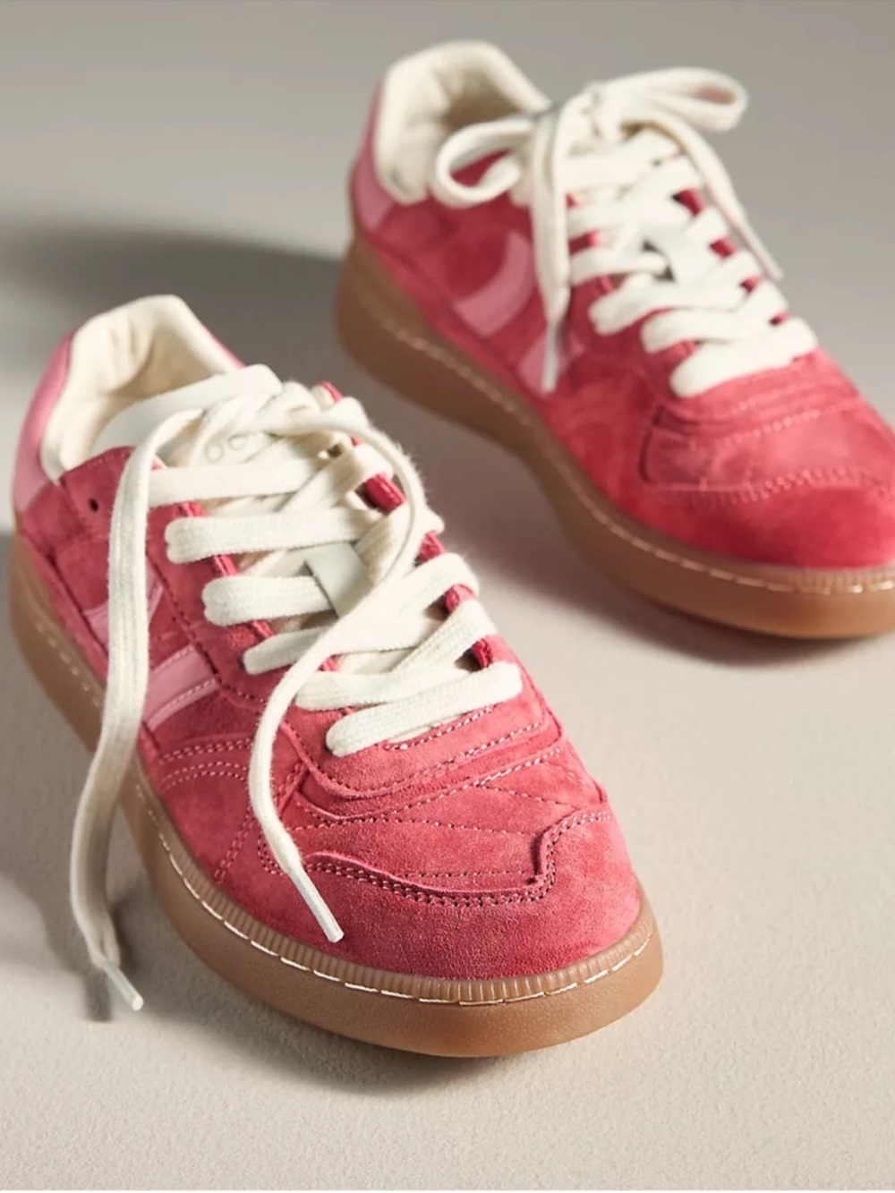 Coolway 7 Sneakers Goal Sneakers in Red Suede Extra Laces New In Box NWT